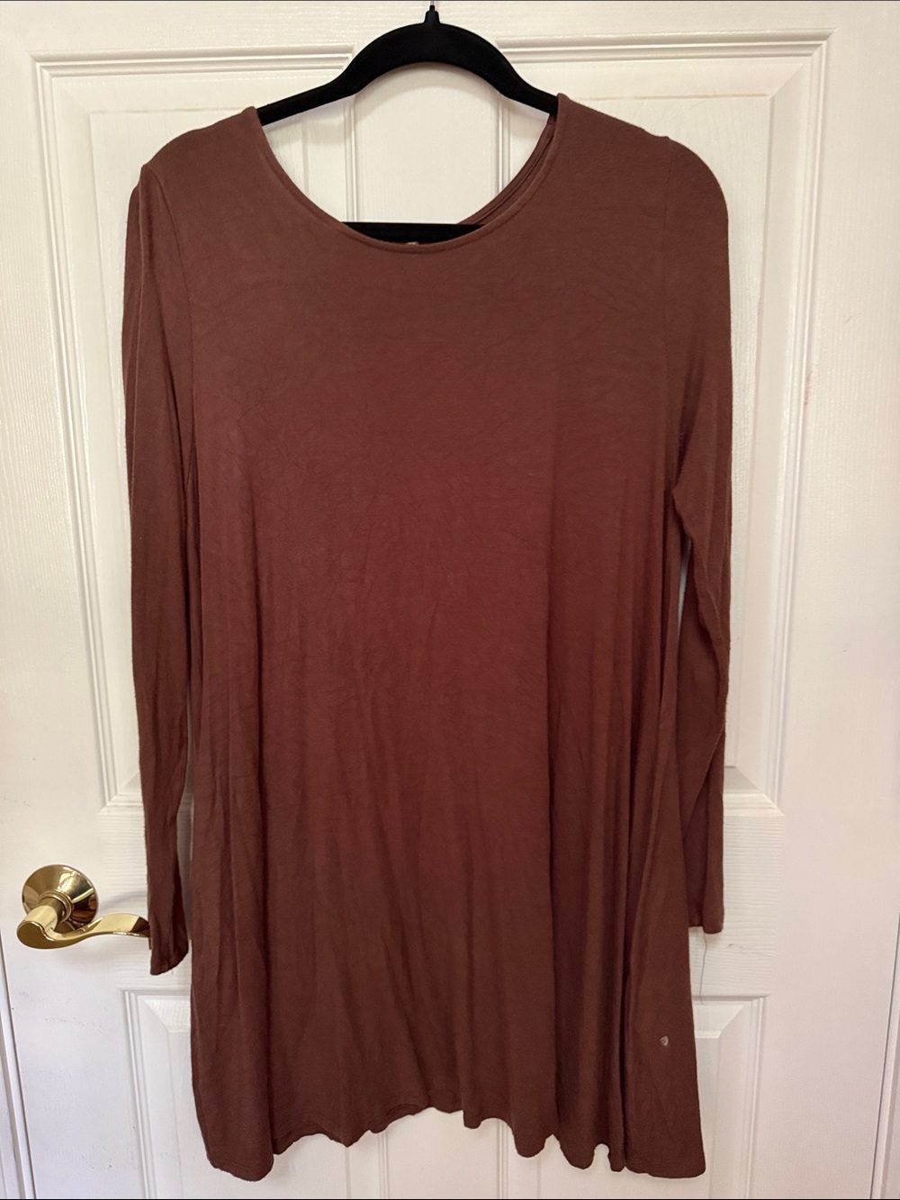 Brown women’s tunic top. Great with leggings